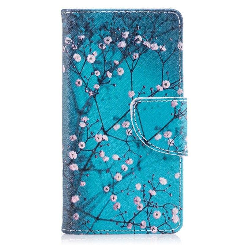 Flip Cover Sony Xperia XZ1 Compact Blomstrende Træ