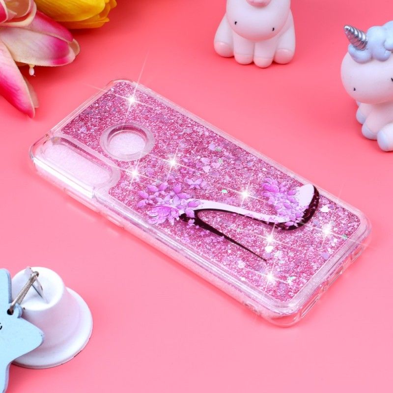 Cover for Huawei P30 Lite Glitter Domstol Sko