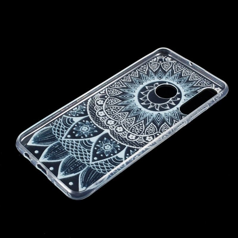 Cover for Huawei P30 Lite Pink Gennemsigtig Farverig Mandala