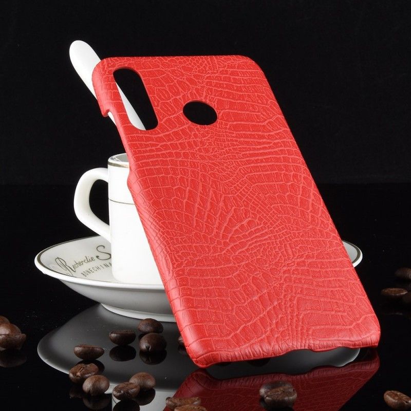 Cover for Huawei P30 Lite Sort Krokodillehudeffekt