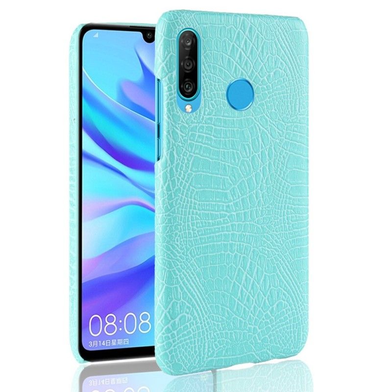 Cover for Huawei P30 Lite Sort Krokodillehudeffekt