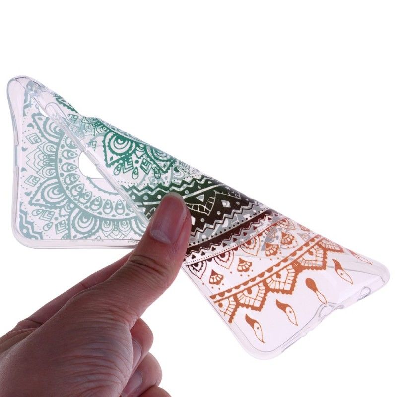 Cover Huawei P30 Lite Gennemsigtig Farverig Mandala