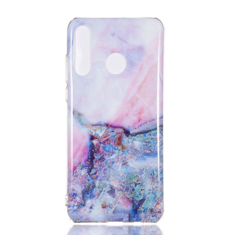 Cover Huawei P30 Lite Mobilcover Flerfarvet Marmor