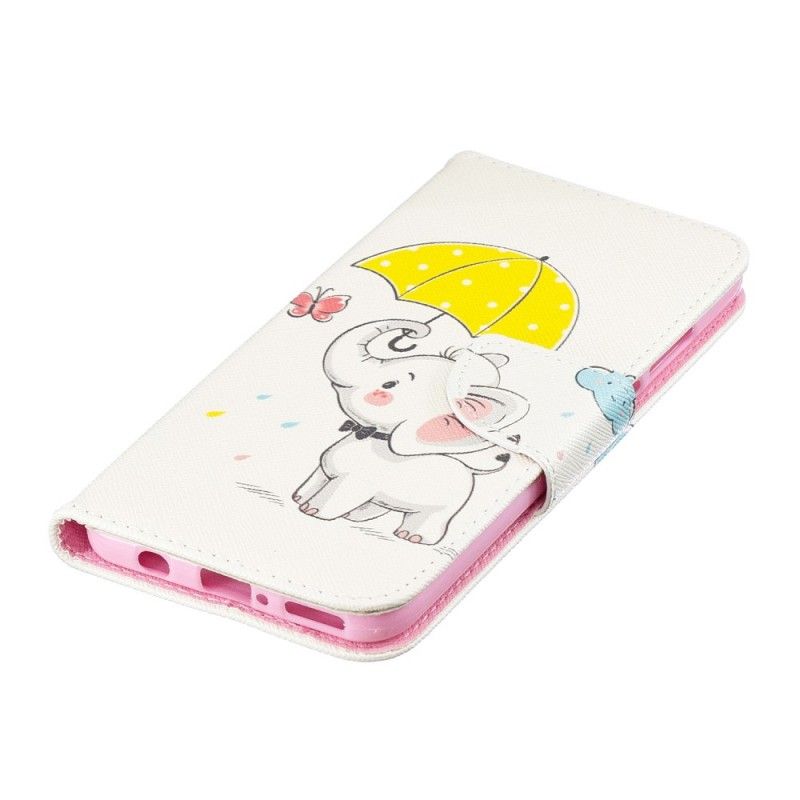 Flip Cover Huawei P30 Lite Mobilcover Baby Elefant