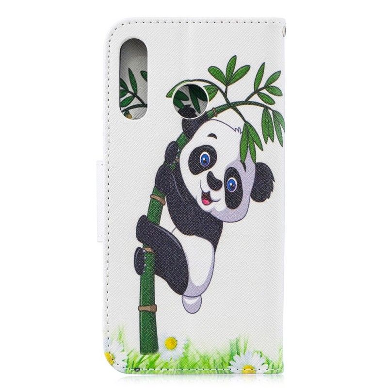 Flip Cover Huawei P30 Lite Mobilcover Panda På Bambus