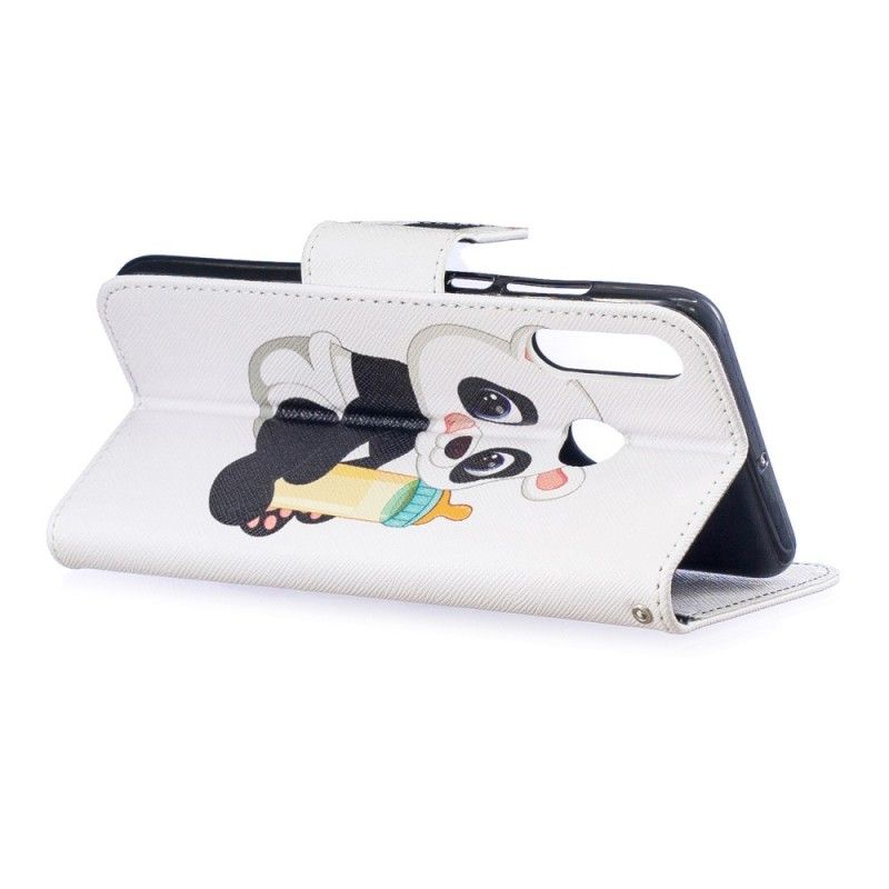 Flip Cover Læder for Huawei P30 Lite Babypanda