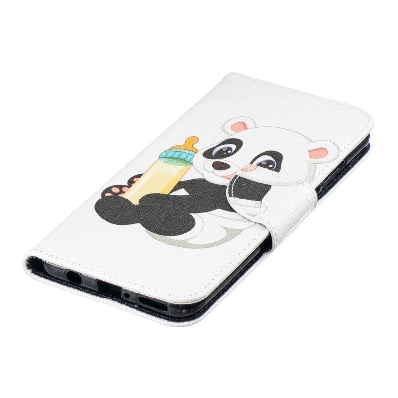 Flip Cover Læder for Huawei P30 Lite Babypanda