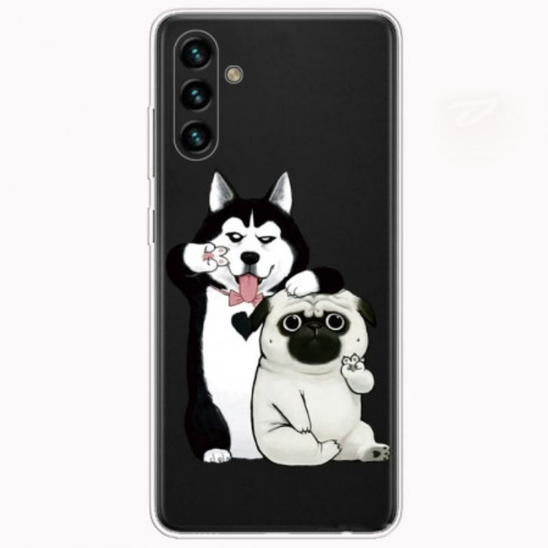 Cover Samsung Galaxy A13 5G / A04s Sjove Hunde