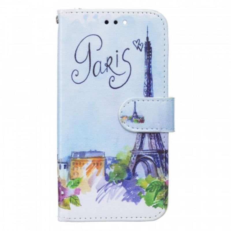 Flip Cover Samsung Galaxy A13 5G / A04s Maleri Paris