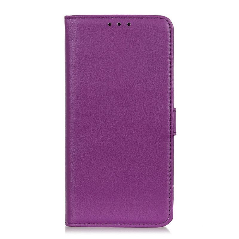 Flip Cover Samsung Galaxy A13 5G / A04s Premium Litchi Imiteret Læder