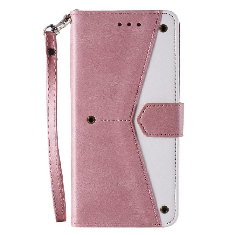 Flip Cover Samsung Galaxy A13 5G / A04s Skin-touch-sømme