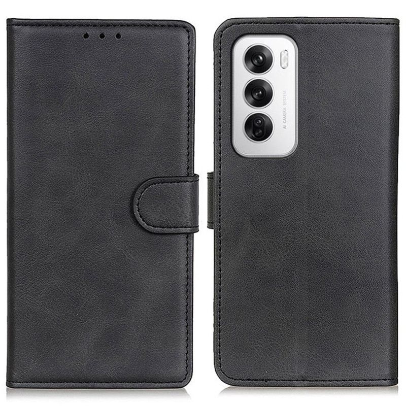 Flip Cover Oppo Reno 12 5g Mat Kunstlæder