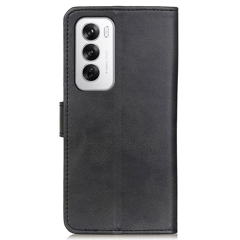 Flip Cover Oppo Reno 12 5g Mat Kunstlæder