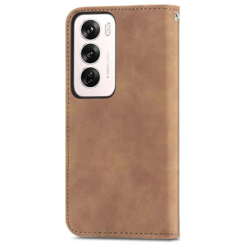 Flip Cover Oppo Reno 12 5g Ruskindseffekt