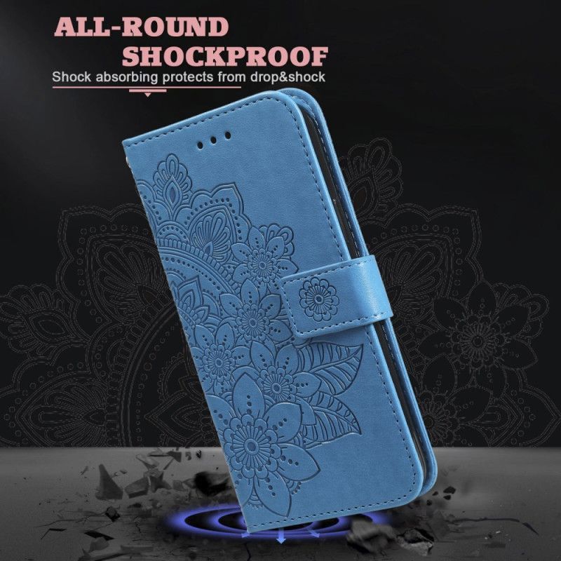 Flip Cover Til Oppo Reno 12 5g Mandala Print Med Rem