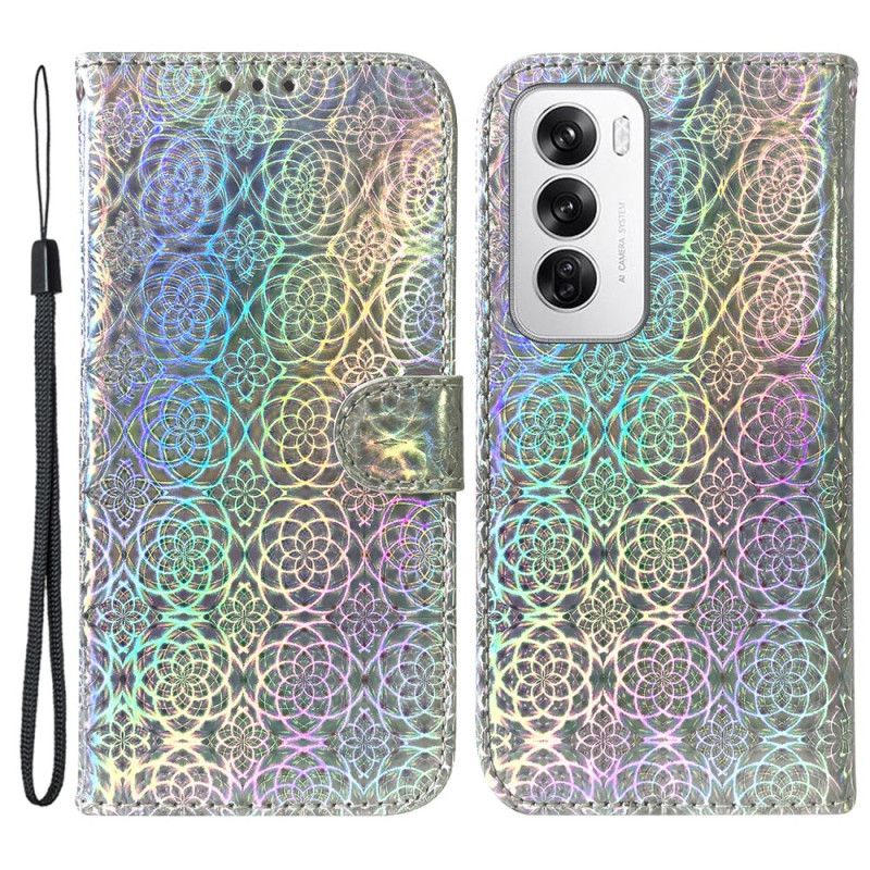 Læder Cover Oppo Reno 12 5g Telefon Etui Discostil