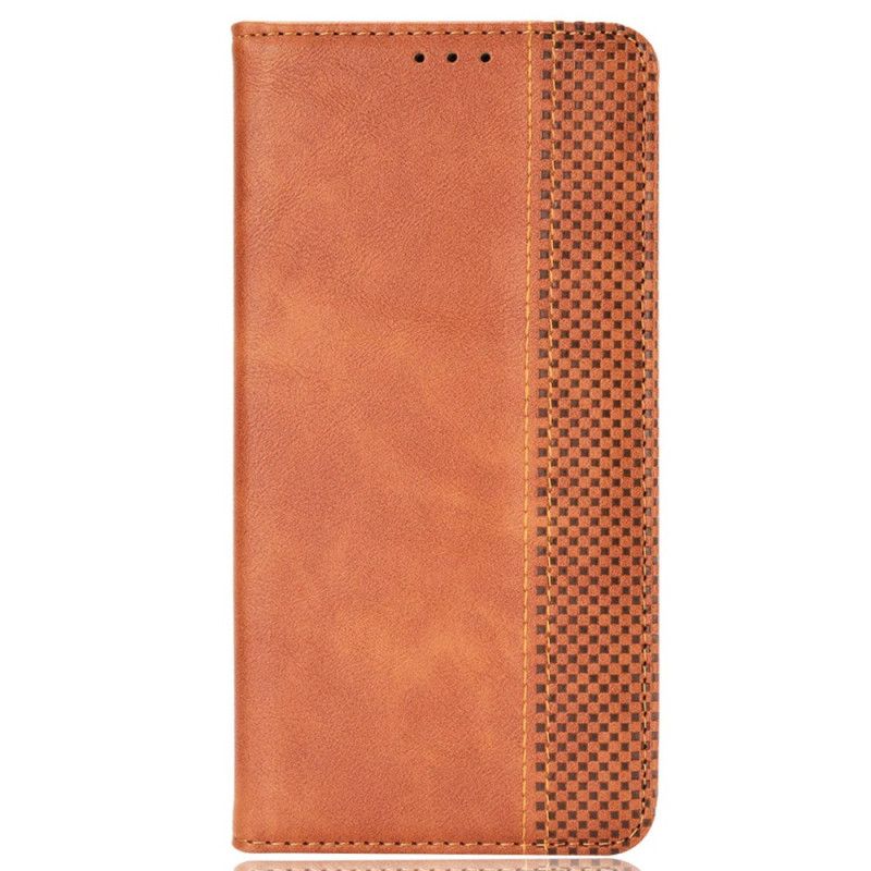 Læder Cover Oppo Reno 12 5g Telefon Etui Vintage Frise