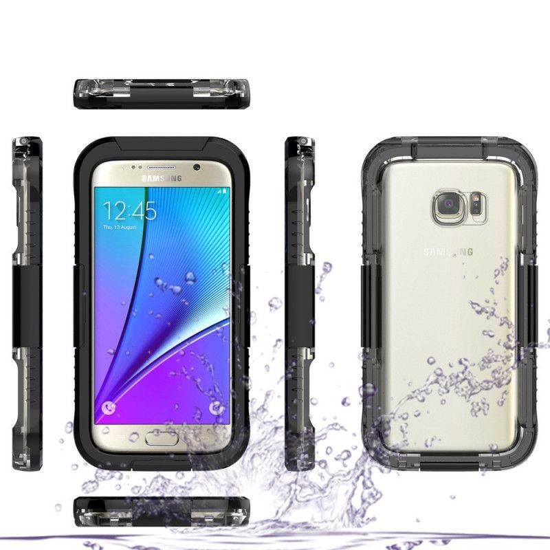 Cover for Samsung Galaxy S7 Sort Vandtæt