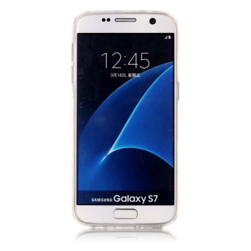 Cover Samsung Galaxy S7 Hvid Ultimativ Marmor