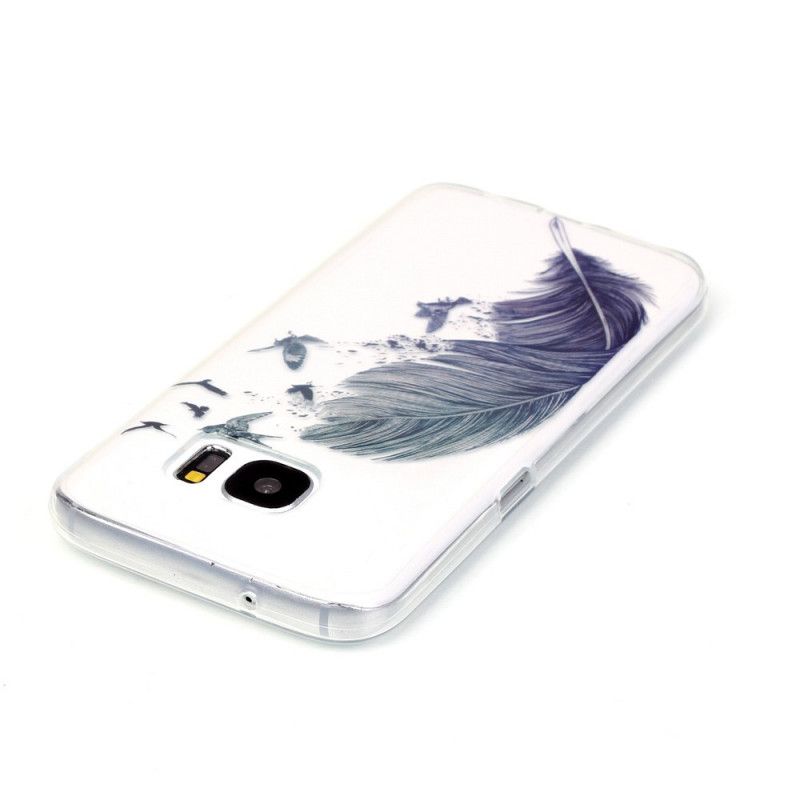 Cover Samsung Galaxy S7 Lys Fjer