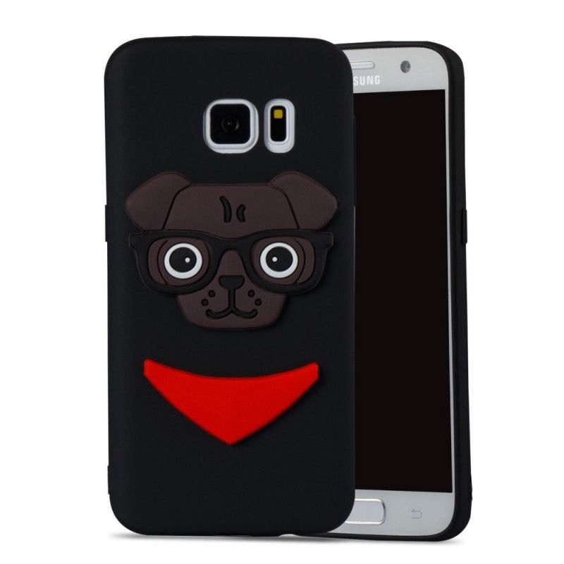 Cover Samsung Galaxy S7 Lyserød 3D Nørdhund