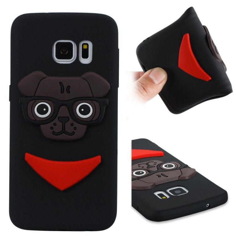 Cover Samsung Galaxy S7 Lyserød 3D Nørdhund