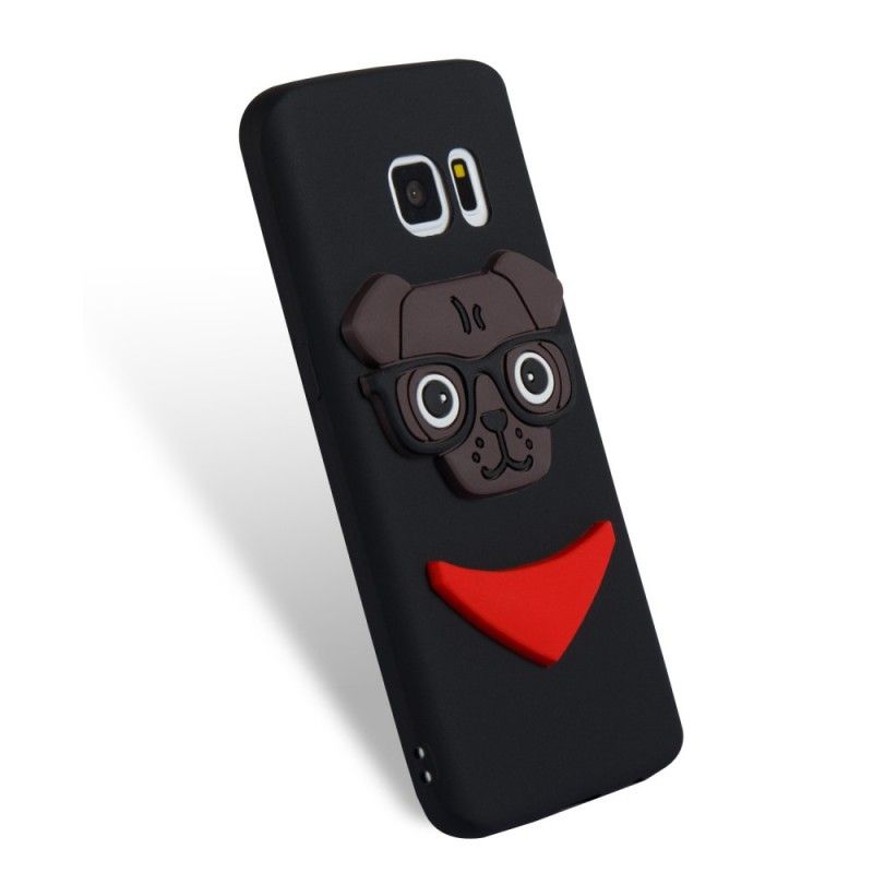 Cover Samsung Galaxy S7 Lyserød 3D Nørdhund