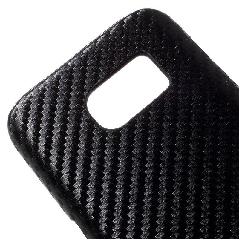 Cover Samsung Galaxy S7 Sort Mobilcover Kulfiber