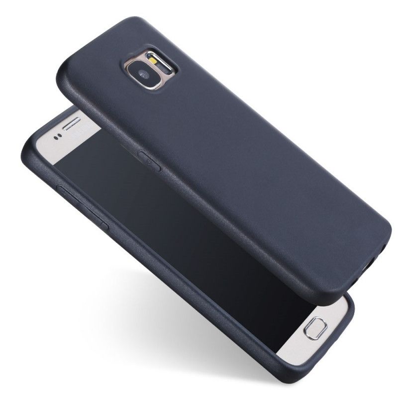 Cover Samsung Galaxy S7 Sort Mobilcover Værge-Serien