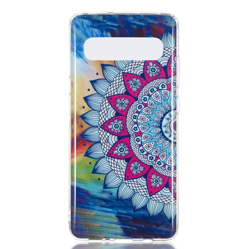 Cover for Samsung Galaxy S10 5G Fluorescerende Mandala