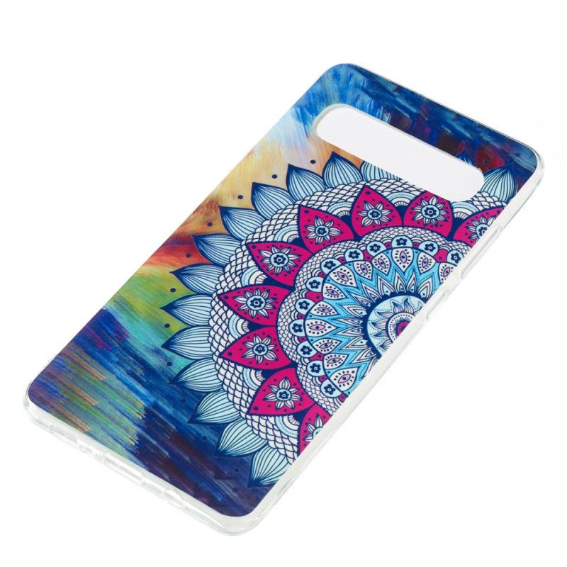 Cover for Samsung Galaxy S10 5G Fluorescerende Mandala