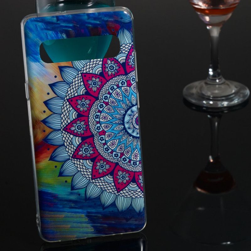 Cover for Samsung Galaxy S10 5G Fluorescerende Mandala