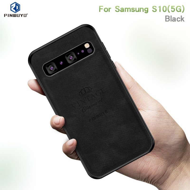 Cover for Samsung Galaxy S10 5G Grå Hæderlig Vintage Pinwuyo