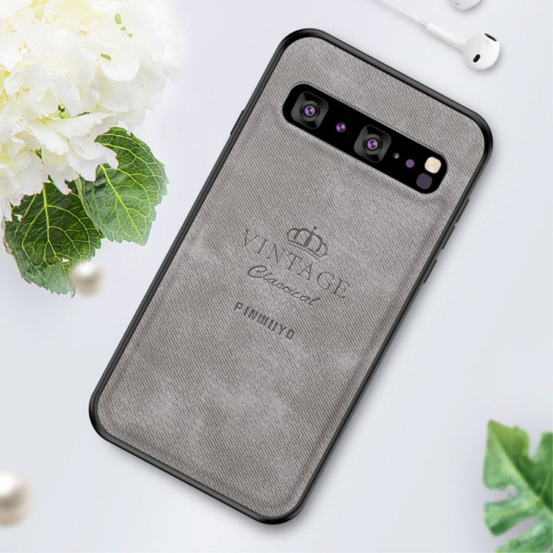 Cover for Samsung Galaxy S10 5G Grå Hæderlig Vintage Pinwuyo