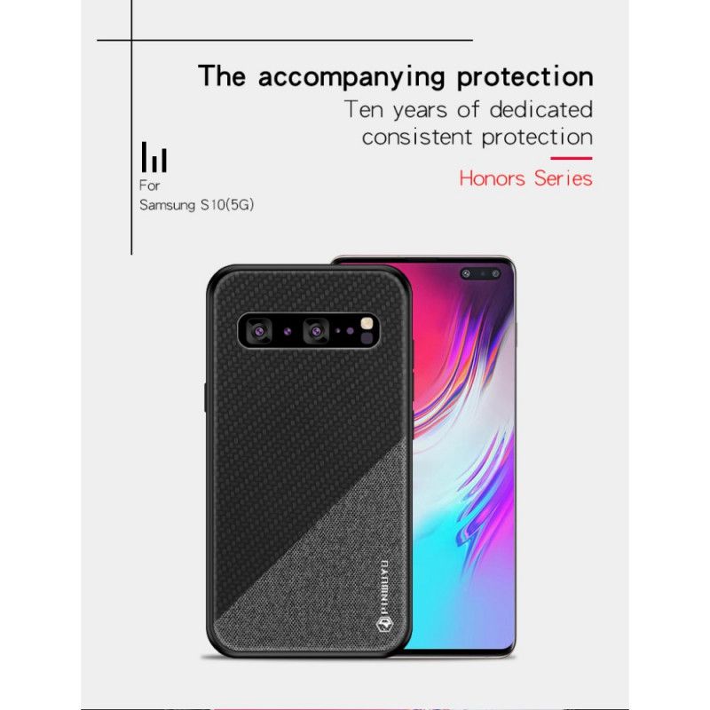 Cover for Samsung Galaxy S10 5G Sort Pinwuyo Ære-Serie