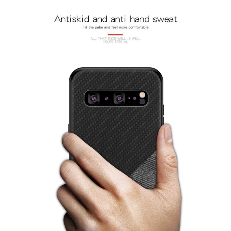 Cover for Samsung Galaxy S10 5G Sort Pinwuyo Ære-Serie