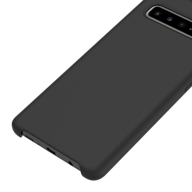 Cover for Samsung Galaxy S10 5G Sort Silikone Silkeblød Berøring