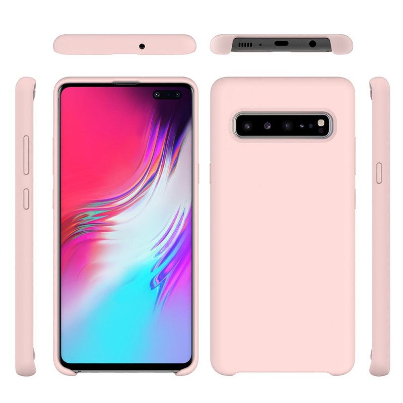 Cover for Samsung Galaxy S10 5G Sort Silikone Silkeblød Berøring