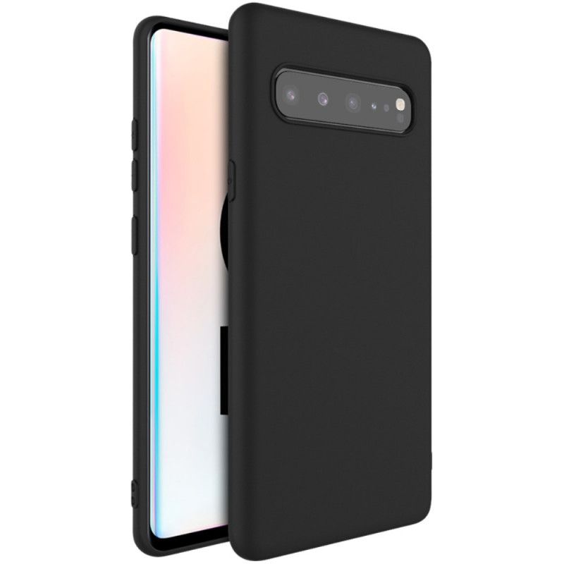 Cover for Samsung Galaxy S10 5G Sort Uc-1-Serie Silikone Måtte Imak