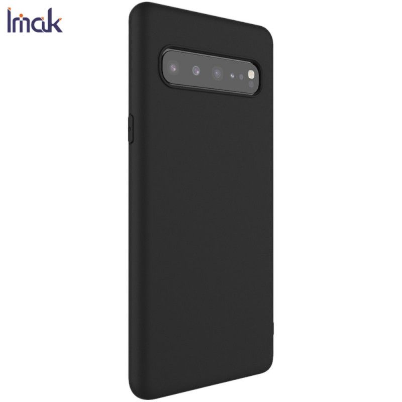 Cover for Samsung Galaxy S10 5G Sort Uc-1-Serie Silikone Måtte Imak