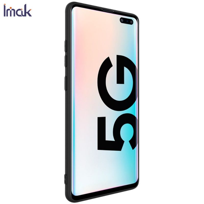 Cover for Samsung Galaxy S10 5G Sort Uc-1-Serie Silikone Måtte Imak