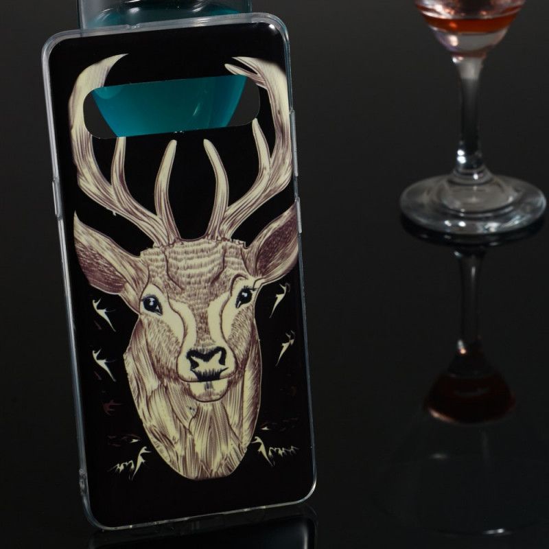 Cover Samsung Galaxy S10 5G Fluorescerende Majestætisk Hjorte Beskyttelse