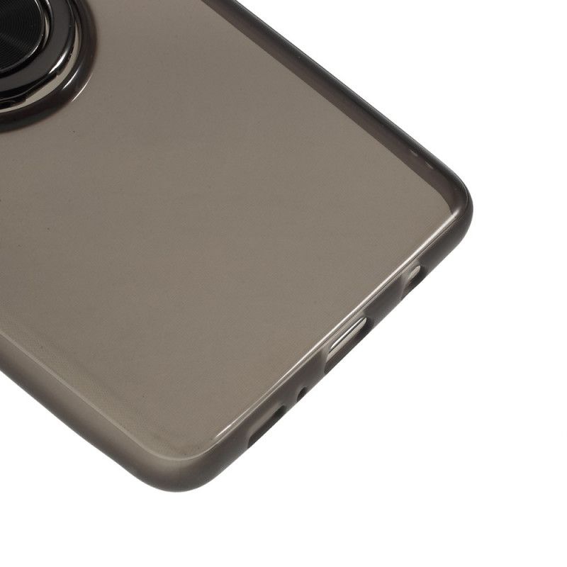 Cover Samsung Galaxy S10 5G Grå Gennemsigtig Metalring