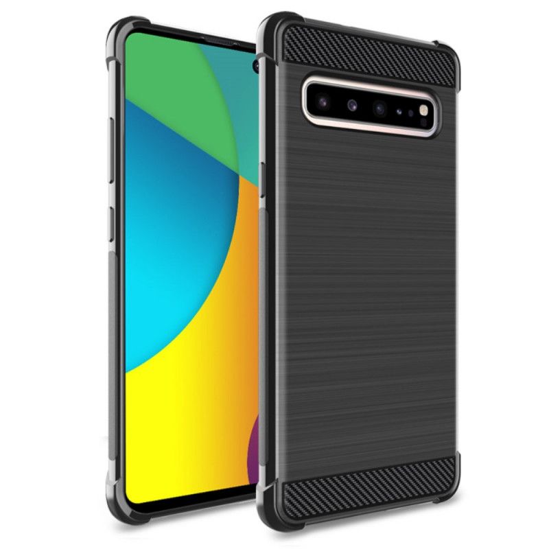 Cover Samsung Galaxy S10 5G Imak Børstet Kulfiber