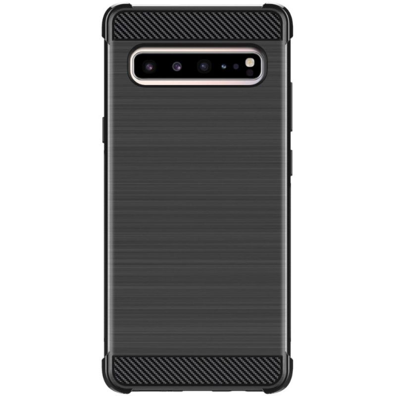 Cover Samsung Galaxy S10 5G Imak Børstet Kulfiber