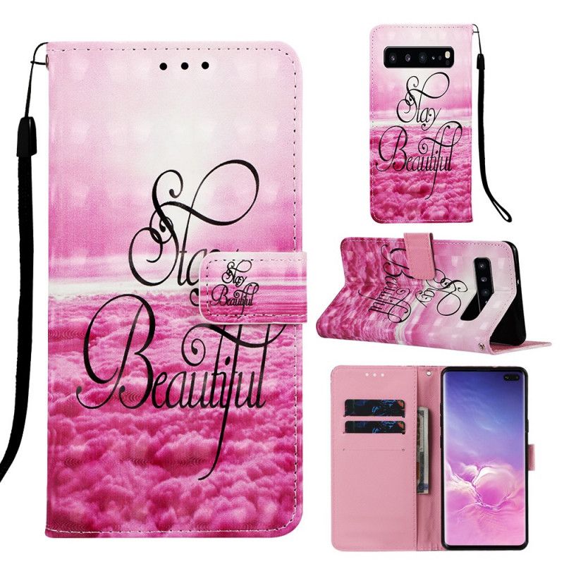 Flip Cover Læder for Samsung Galaxy S10 5G Bliv Smuk