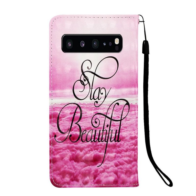 Flip Cover Læder for Samsung Galaxy S10 5G Bliv Smuk