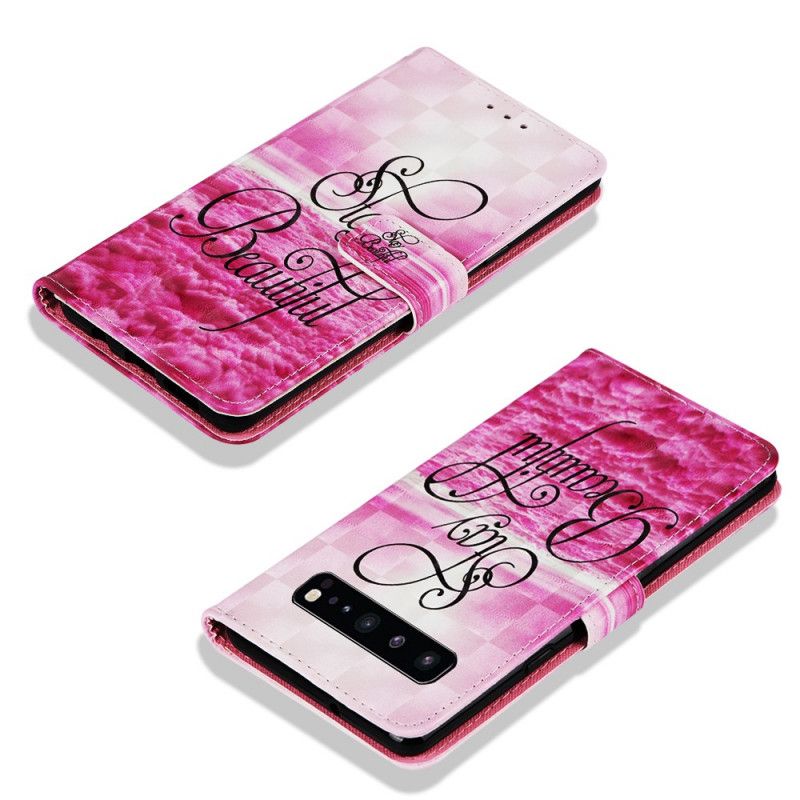 Flip Cover Læder for Samsung Galaxy S10 5G Bliv Smuk