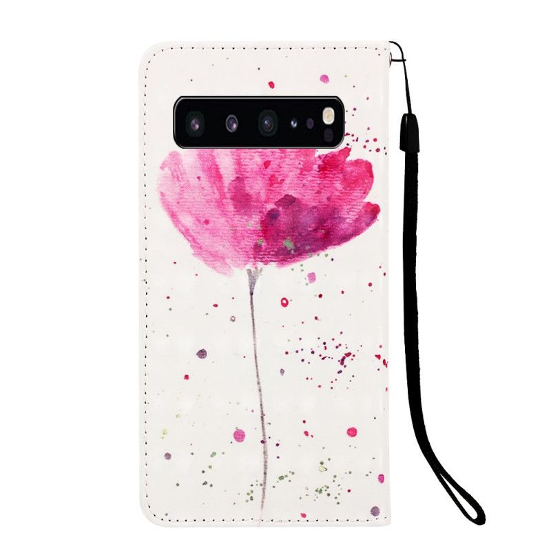 Flip Cover Samsung Galaxy S10 5G Akvarelvalmue