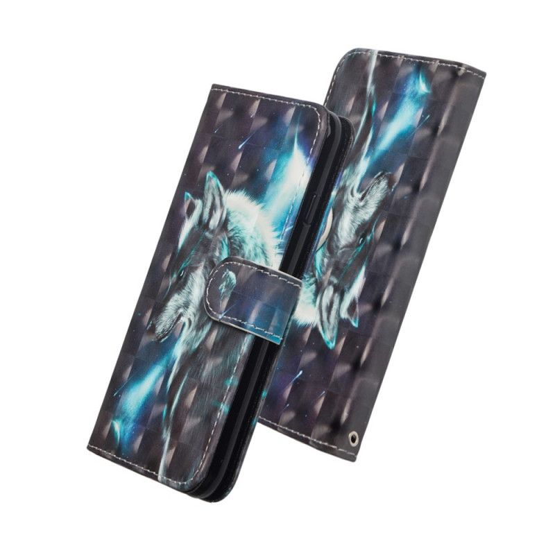 Flip Cover Samsung Galaxy S10 5G Majestætisk Ulv